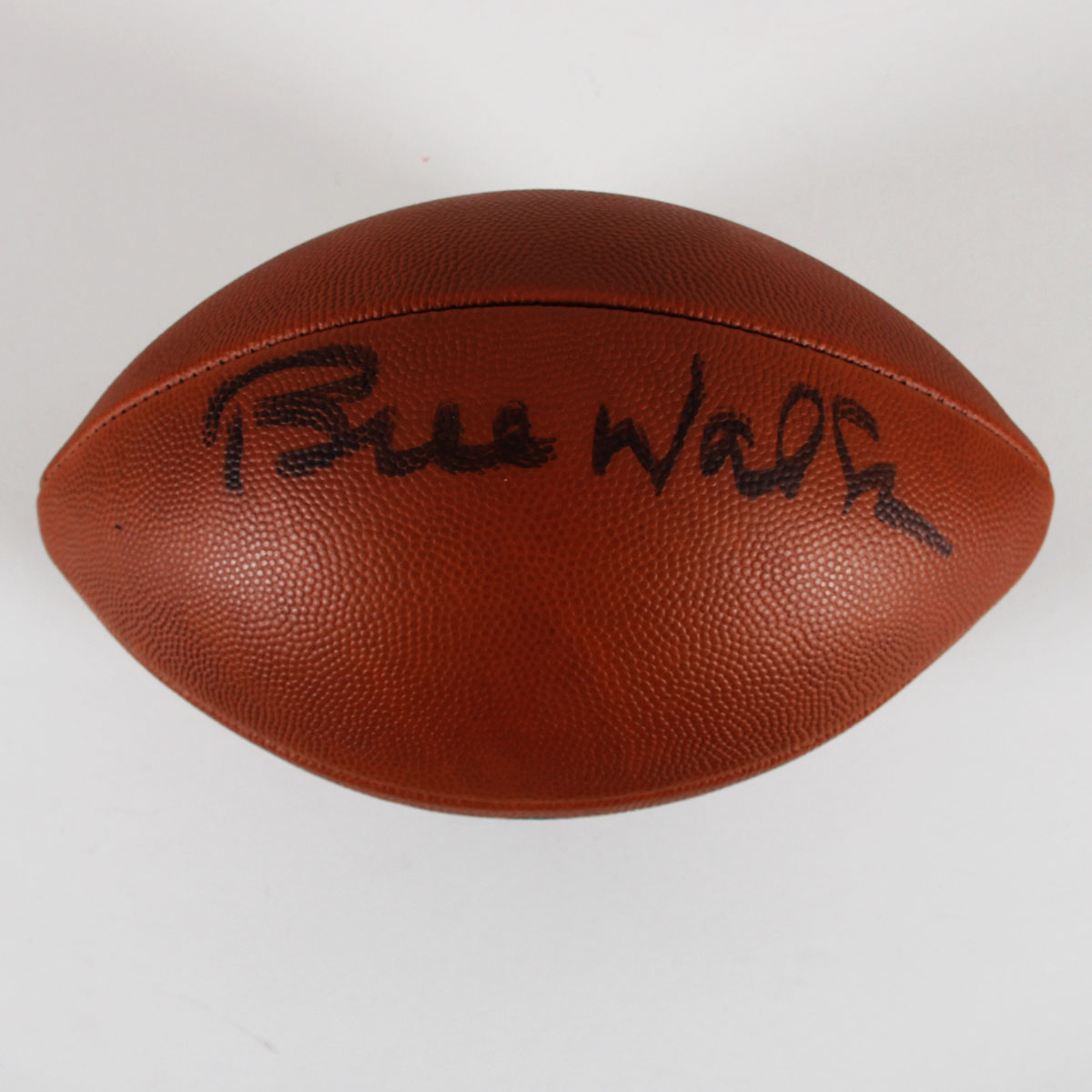 Bill Walsh Signed Football 49ers - COA BAS
